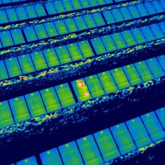 termografia placas solares